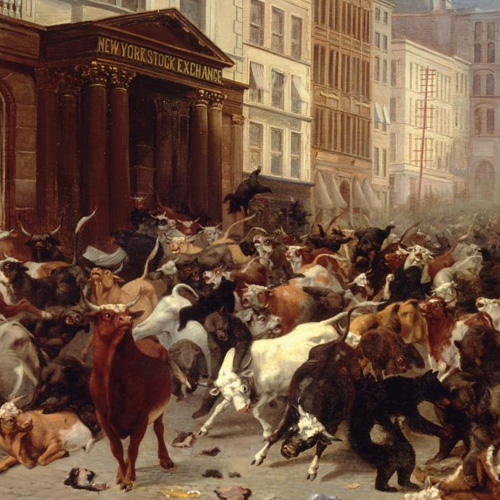 William Holbrook Beard, The Bulls and the Bears in the Market, 1879