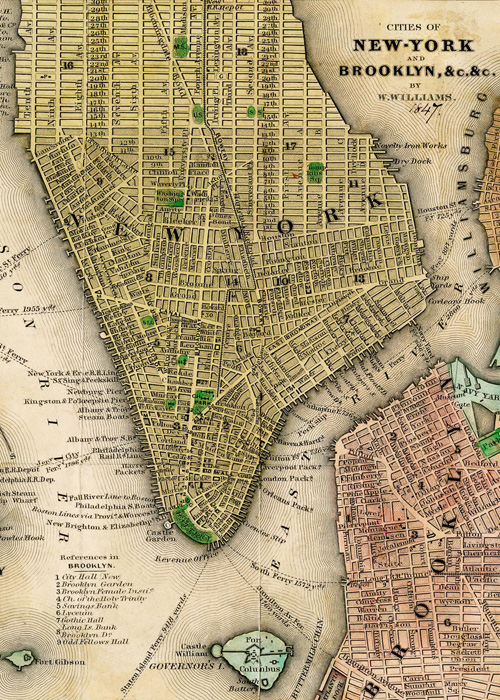 William Williams, Cities of New-York and Brooklyn, 1847 (N-YHS)