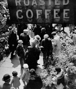 Irving Browning - Flower Market, ca. 1930s