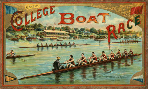McLoughlin Bros. - Game of College Boat Race, 1900