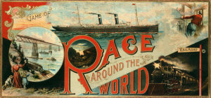 McLoughlin Bros. - Game of Race Around the World, 1898