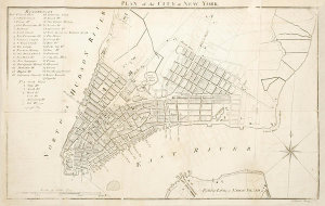 John McComb, Jr. - “Plan of the City of New York,” The New-York Directory and Register for the Year 1789 (N-YHS)