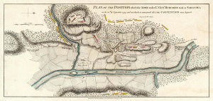 William Faden - Plan of the Position Which the Army under Lt. Genl. Burgoine Took at Saratoga on the 10th of September, 1777 (N-YHS)