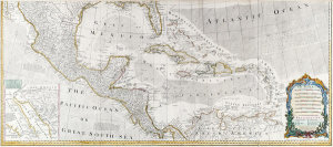 Emanuel Bowen - A New and Correct Map of North America (lower part), 1783 (N-YHS)