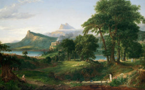 Thomas Cole - The Course of Empire: The Arcadian or Pastoral State, ca. 1834