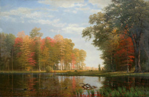 Albert Bierstadt - Autumn Woods, Oneida County, State of New York, 1886