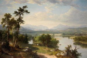 Asher B. Durand - White Mountain Scenery, Franconia Notch, New Hampshire, 1857