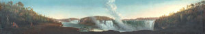 John Trumbull - Niagara Falls, from under Table Rock, 1808