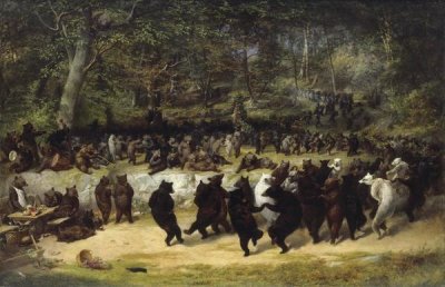 William Holbrook Beard - The Bear Dance, 1870
