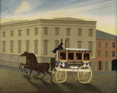 William Seaman - Knickerbocker Stage Line Omnibus, New York City, ca. 1850