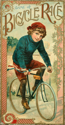 McLoughlin Bros. - Game of Bicycle Race, 1891