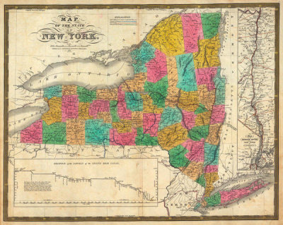 Samuel Augustus Mitchell - State of New York, 1831