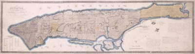John Randel, Jr. - Commissioner Plan, A Map of the City of New York, 1811 (N-YHS)