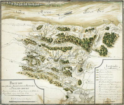 Creator Unknown - Position de l'armée américane et française à Philip’s-bourg, ca. 1781  (N-YHS)