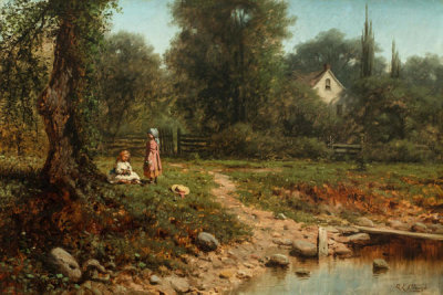 George Lafayette Clough - Rural Scene, ca. 1870