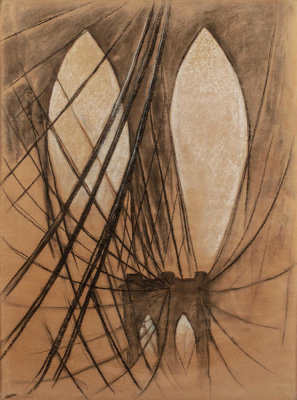Georgia O'Keeffe - Study for "Brooklyn Bridge," 1949