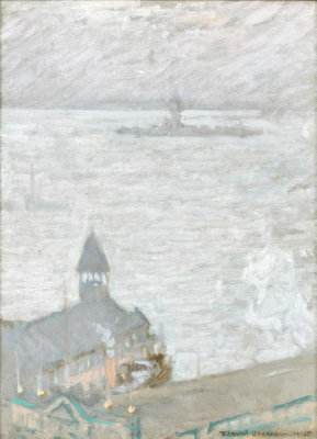 Edmund W. Greacen - New York Harbor, 1915
