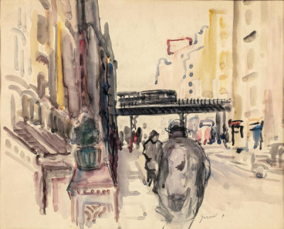 Bernard Gussow - 69th Street, NYC, ca. 1930-40