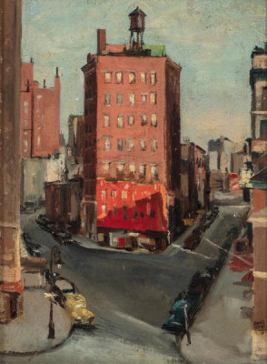 Franz Kline - Sheridan Square, New York, 1940