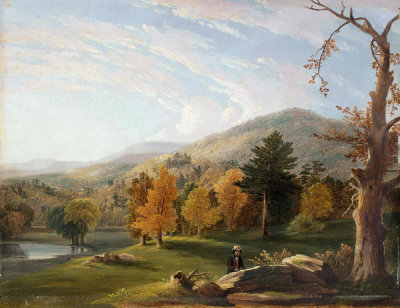 James McDonald Hart - View Among the Helderbergs, Catskills in the Distance, ca. 1850