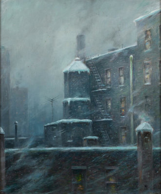 Eliot Candee Clark - View from the Van Dyck Studios, ca. 1917–22